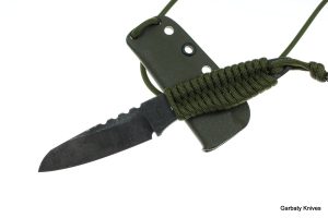 Urban Neck Army green Garbaty Knives