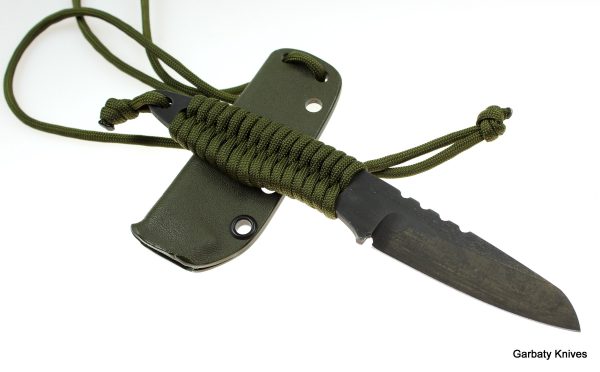 Urban Neck army green Garbaty Knives (2)